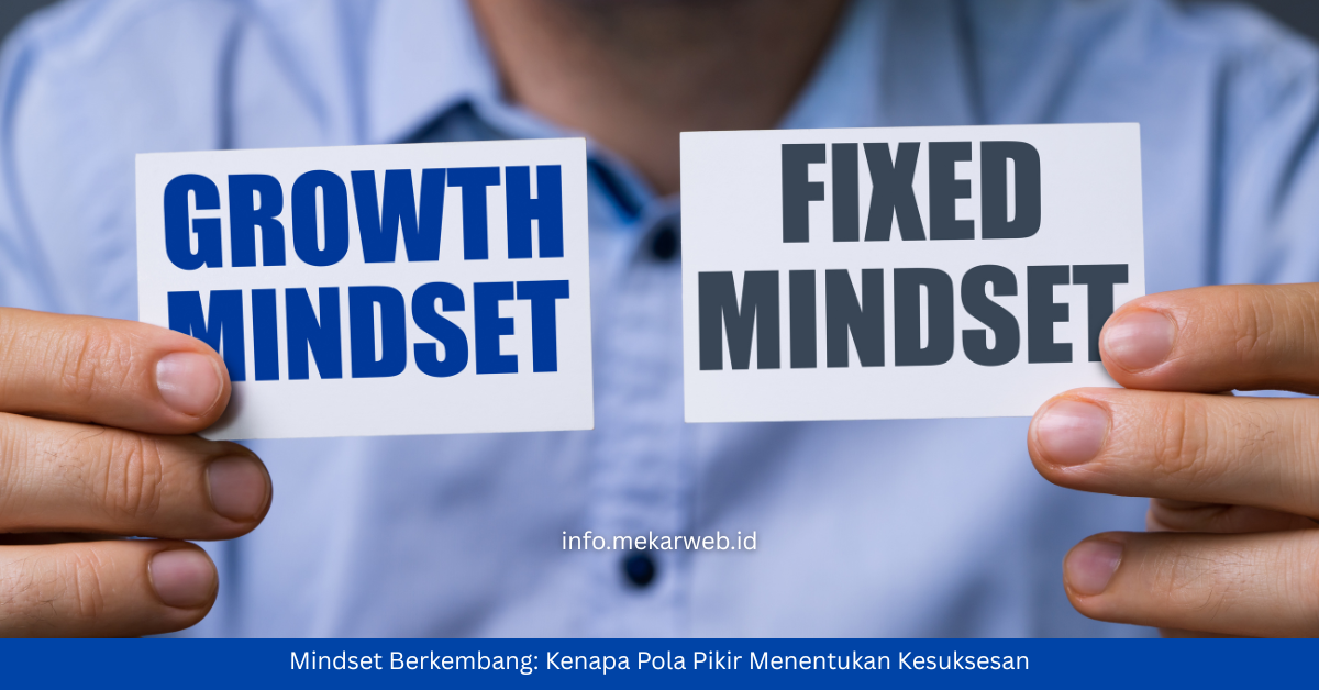 Mindset Berkembang: Kenapa Pola Pikir Menentukan Kesuksesan