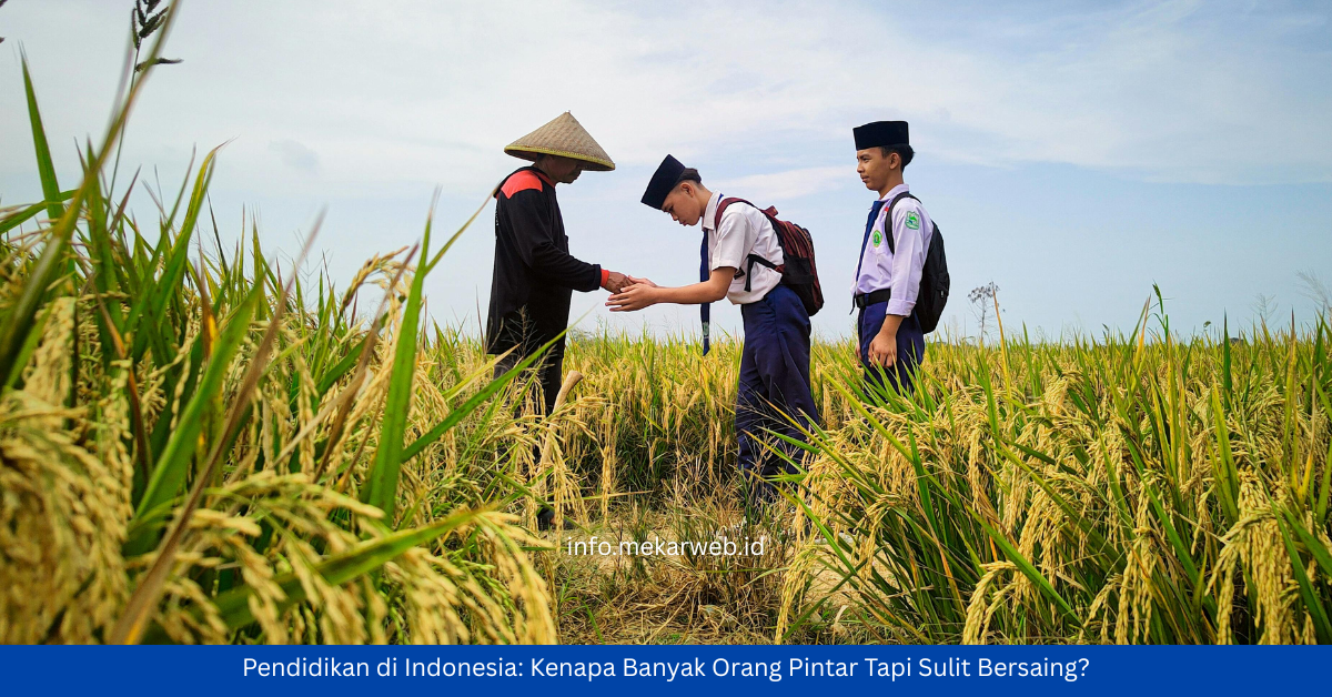 Pendidikan di Indonesia: Banyak Orang Pintar Tapi Sulit Bersaing?